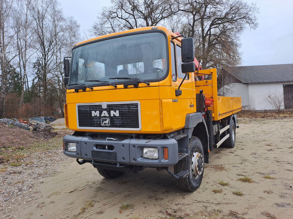 MAN 19.403 Pritsche 4x4 mit Palfingerkran PK 21000 mit Funk - Fernbedienung - Camión grúa: foto 5 MAN 19.403 Pritsche 4x4 mit Palfingerkran PK 21000 mit Funk - Fernbedienung - Camión grúa: foto 5