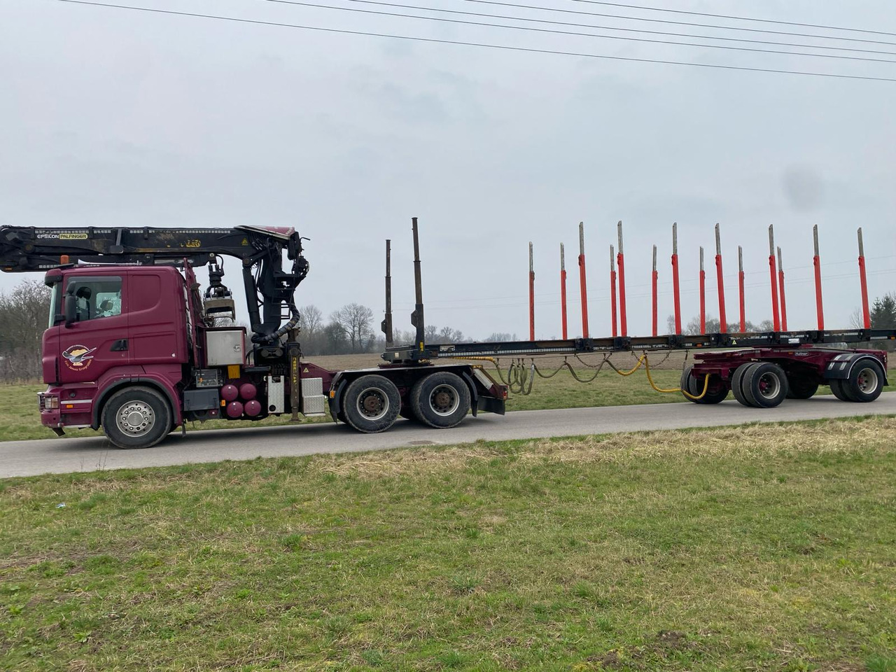 SCANIA R500 - Cabeza tractora, Semirremolque maderero: foto 3 SCANIA R500 - Cabeza tractora, Semirremolque maderero: foto 3