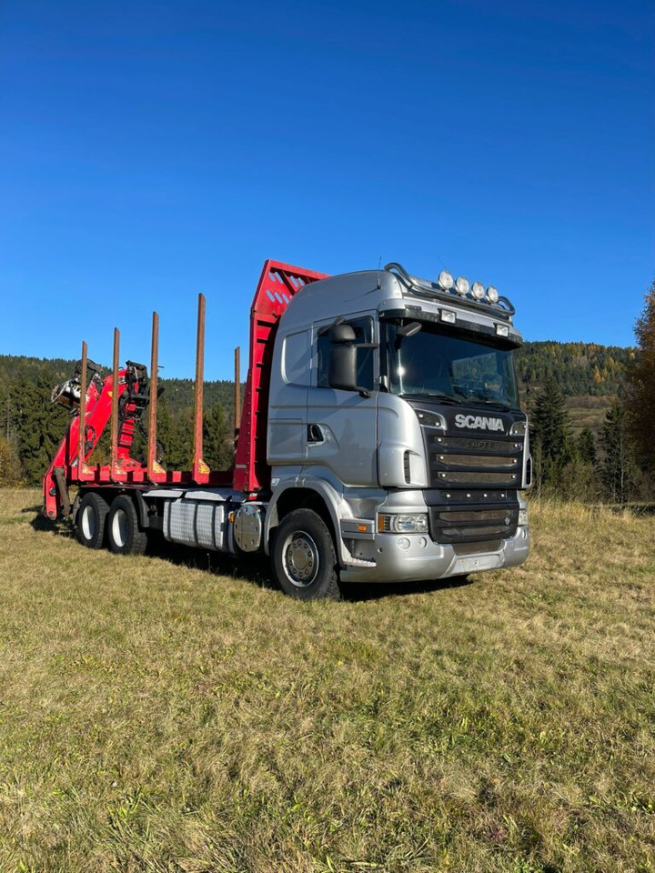 SCANIA R560 - Camión forestal, Camión grúa: foto 1 SCANIA R560 - Camión forestal, Camión grúa: foto 1