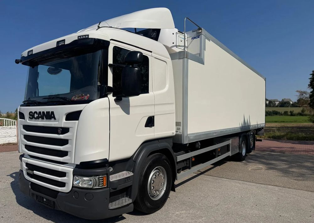 Scania Scania G 490 / CHŁODNIA + WINDA / 23 PALETY / EURO6 / OŚ SKRĘTNA / CARRIER 850 / ASO - Camión frigorífico: foto 4 Scania Scania G 490 / CHŁODNIA + WINDA / 23 PALETY / EURO6 / OŚ SKRĘTNA / CARRIER 850 / ASO - Camión frigorífico: foto 4