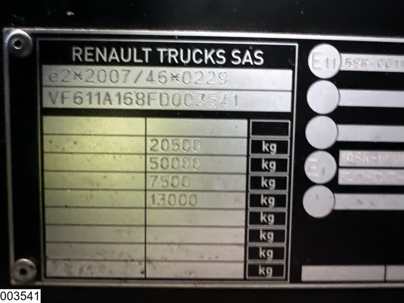 Cabeza tractora Renault T 460 EURO 6, Retarder: foto 7 Cabeza tractora Renault T 460 EURO 6, Retarder: foto 7