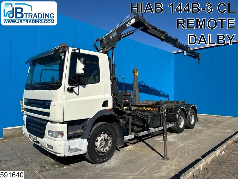 DAF CF 380 6X4, EURO 3, Manual, Steel, HIAB, DALBY - Camión multibasculante, Camión grúa: foto 1 DAF CF 380 6X4, EURO 3, Manual, Steel, HIAB, DALBY - Camión multibasculante, Camión grúa: foto 1