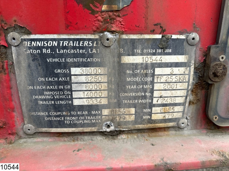 Dennison Chassis Twistlocks   20 FT - 30 FT - Semirremolque portacontenedore/ Intercambiable: foto 4 Dennison Chassis Twistlocks   20 FT - 30 FT - Semirremolque portacontenedore/ Intercambiable: foto 4