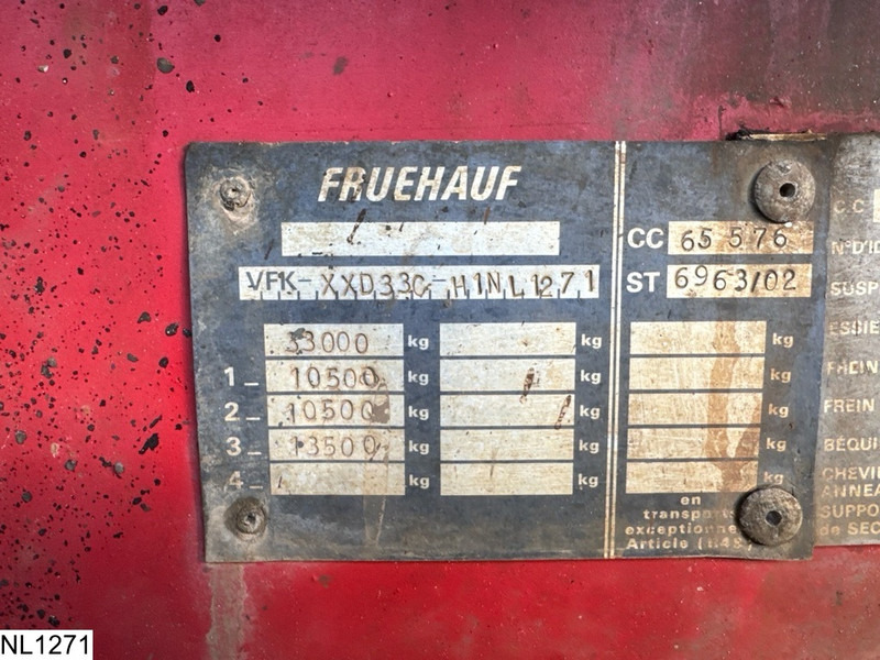 Fruehauf kipper 17 M3, Steel Suspension - Semirremolque volquete: foto 4 Fruehauf kipper 17 M3, Steel Suspension - Semirremolque volquete: foto 4