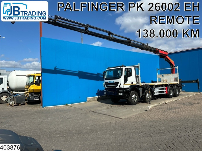 Iveco Stralis 360 8x4, EURO 6, Palfinger, Remote, Steel suspenion - Camión caja abierta, Camión grúa: foto 1 Iveco Stralis 360 8x4, EURO 6, Palfinger, Remote, Steel suspenion - Camión caja abierta, Camión grúa: foto 1
