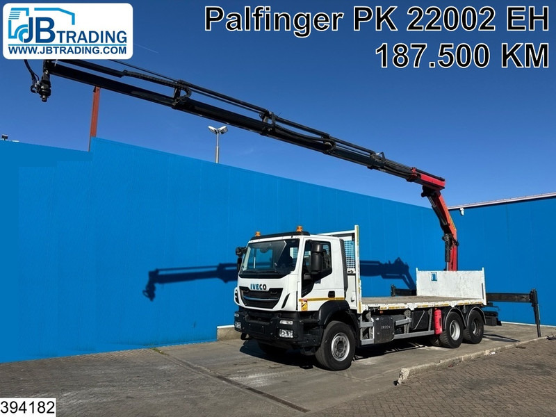Iveco Trakker 360 6X4, EURO 6, Steel suspension, Palfinger - Camión caja abierta, Camión grúa: foto 1 Iveco Trakker 360 6X4, EURO 6, Steel suspension, Palfinger - Camión caja abierta, Camión grúa: foto 1