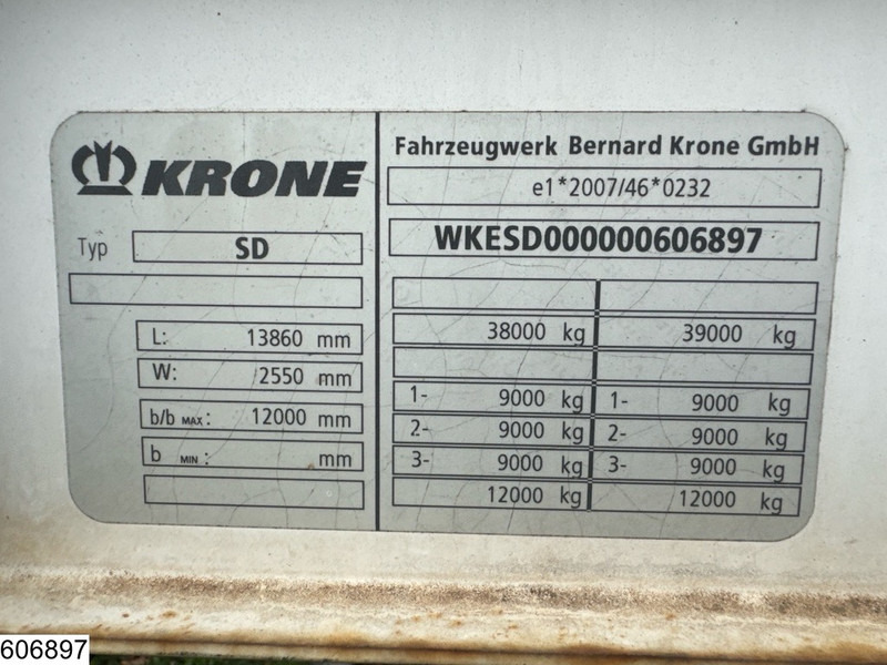 Krone Tautliner The roof and end wall are damaged. - Semirremolque lona: foto 4 Krone Tautliner The roof and end wall are damaged. - Semirremolque lona: foto 4