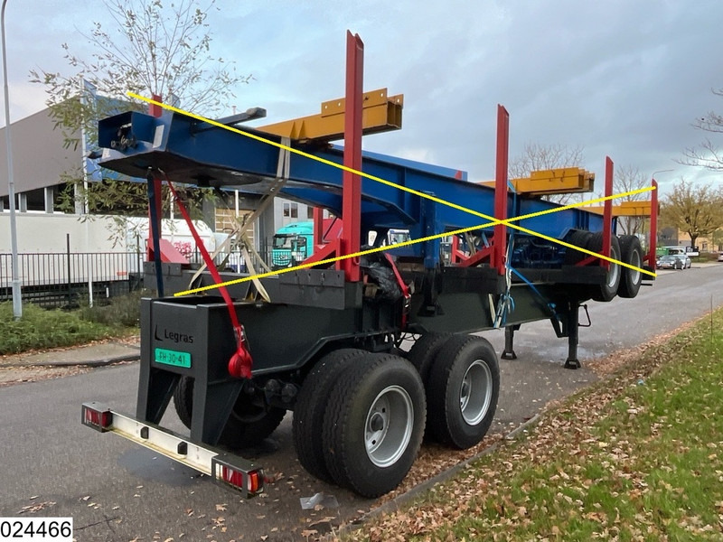 Legras Openlaadbak Wood transport, Steel suspension - Semirremolque maderero: foto 2 Legras Openlaadbak Wood transport, Steel suspension - Semirremolque maderero: foto 2