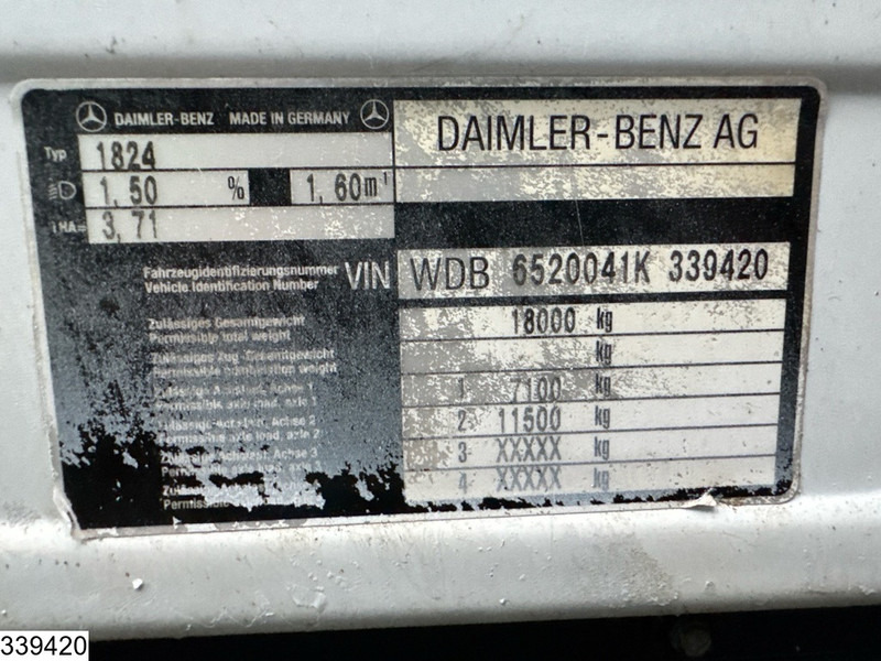 Camión cisterna Mercedes-Benz 1824 13018 litres, LPG GPL, Gas tank, Leaf suspension: foto 7