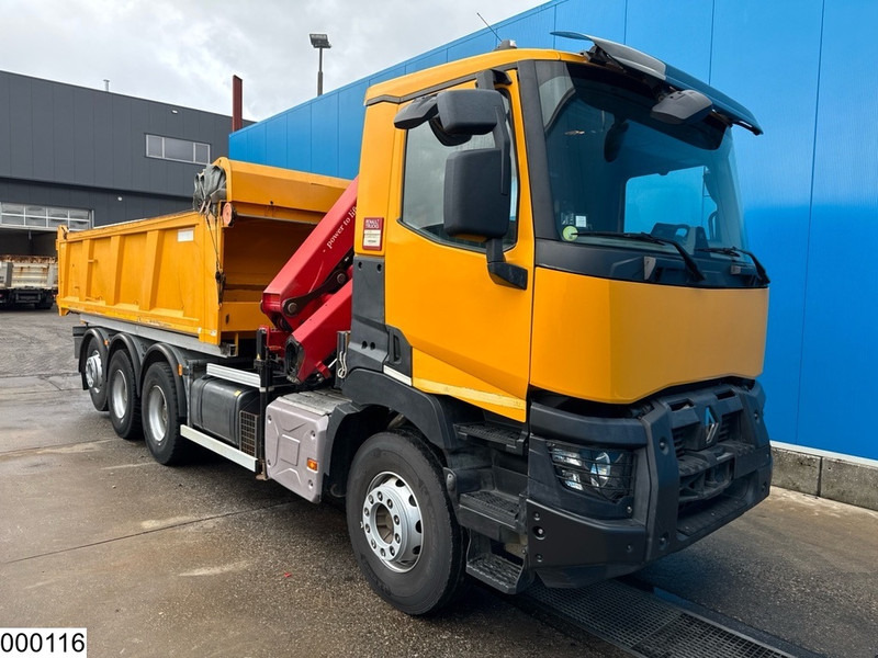 Renault C 430 8x4, EURO 6, HMF, Garnier - Camión volquete, Camión grúa: foto 3 Renault C 430 8x4, EURO 6, HMF, Garnier - Camión volquete, Camión grúa: foto 3