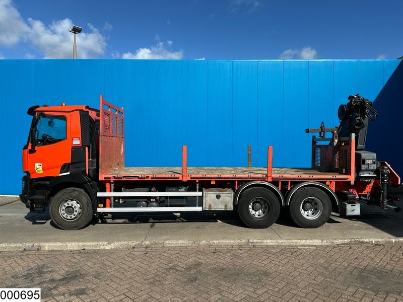 Renault C 430 EURO 6, Steel spring suspension, Hiab - Camión caja abierta, Camión grúa: foto 4 Renault C 430 EURO 6, Steel spring suspension, Hiab - Camión caja abierta, Camión grúa: foto 4