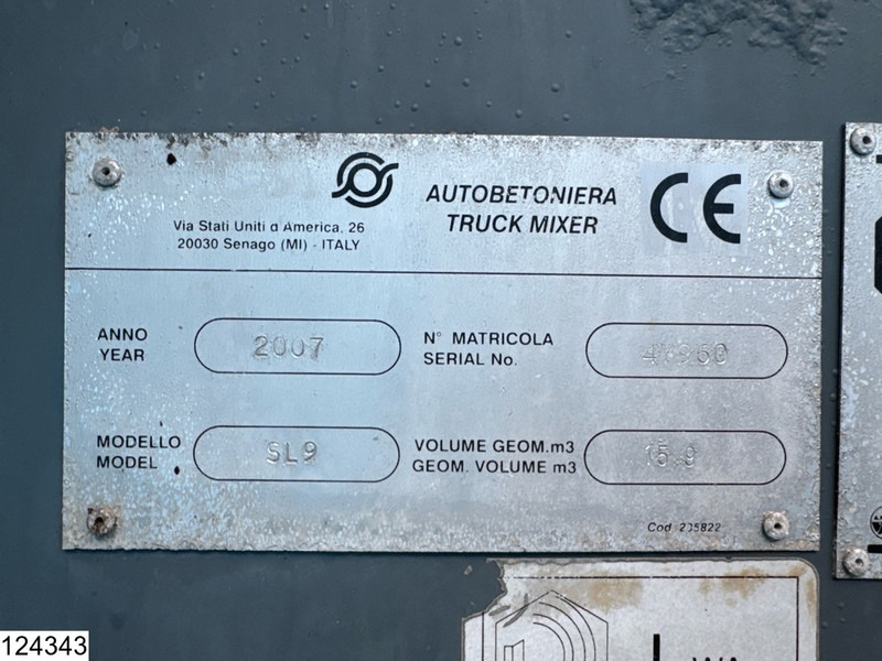 Camión hormigonera Scania P 380 5x Available, 8x4, EURO 4, CIFA, 9m3: foto 12 Camión hormigonera Scania P 380 5x Available, 8x4, EURO 4, CIFA, 9m3: foto 12