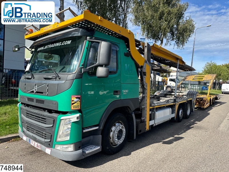 Volvo FH 500 6x2, EURO 6, Combi, Rolfo, GS Meppel - Camión portavehículos: foto 1 Volvo FH 500 6x2, EURO 6, Combi, Rolfo, GS Meppel - Camión portavehículos: foto 1