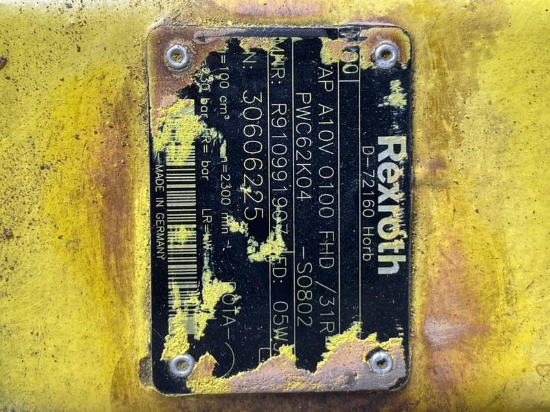 Rexroth A10VO100FHD/31R-Load sensing pump - Hidráulica para Maquinaria de construcción: foto 5 Rexroth A10VO100FHD/31R-Load sensing pump - Hidráulica para Maquinaria de construcción: foto 5