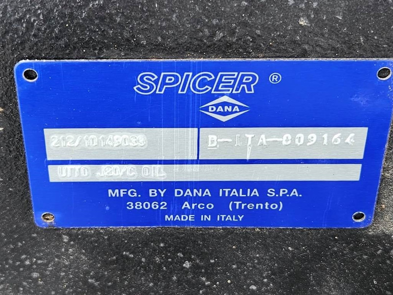 Eje y piezas para Maquinaria de construcción Spicer Dana 212/10149033 - Axle/Achse/As: foto 6