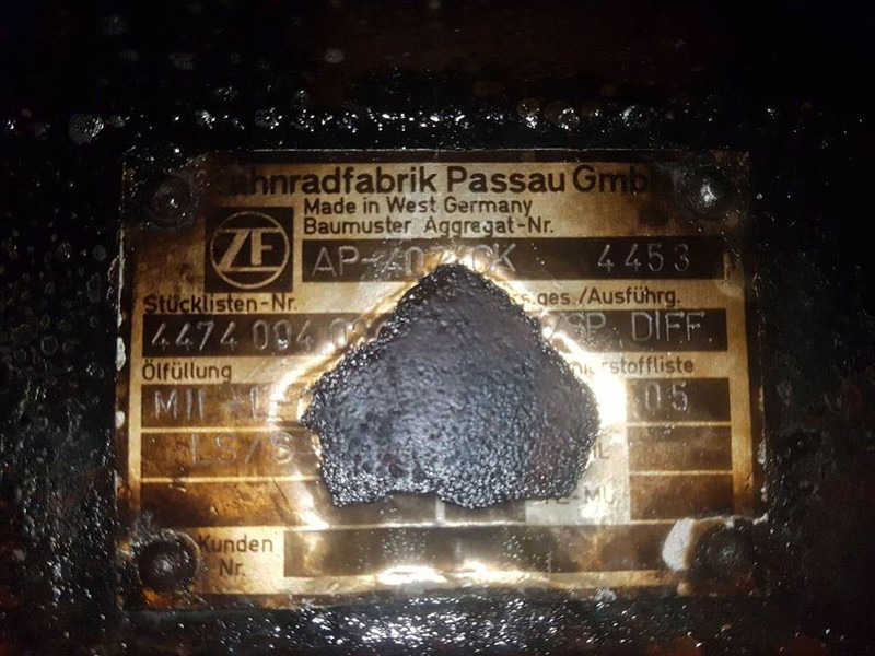 Eje y piezas para Maquinaria de construcción Werklust WG18 Sensomatic-ZF AP-407/CK-Axle/Achse/As: foto 6 Eje y piezas para Maquinaria de construcción Werklust WG18 Sensomatic-ZF AP-407/CK-Axle/Achse/As: foto 6