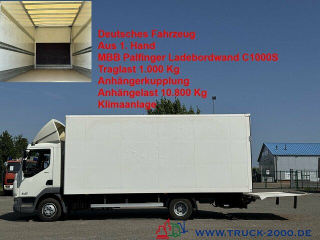 DAF LF 180 MBB Palfinger LBW 1.000 Kg + AHK + Klima - Furgoneta caja cerrada: foto 1 DAF LF 180 MBB Palfinger LBW 1.000 Kg + AHK + Klima - Furgoneta caja cerrada: foto 1