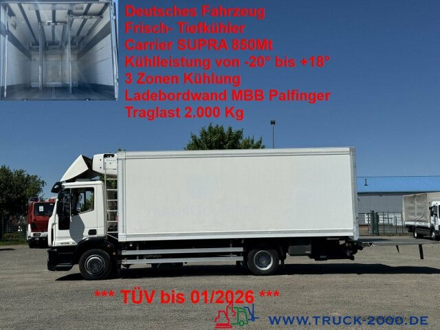 Iveco 120E22 Frisch- Tiefkühler Supra850MT 3Zonen +LBW - Camión frigorífico: foto 1 Iveco 120E22 Frisch- Tiefkühler Supra850MT 3Zonen +LBW - Camión frigorífico: foto 1