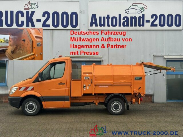 Mercedes-Benz Sprinter 316 Hagemann 3,5m3 Müllwagen mit Presse - Camión de basura: foto 1 Mercedes-Benz Sprinter 316 Hagemann 3,5m3 Müllwagen mit Presse - Camión de basura: foto 1
