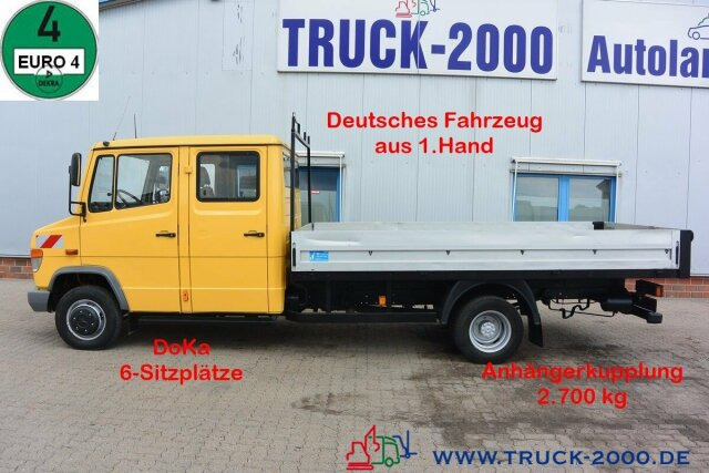 Mercedes-Benz Vario 614 D DoKa 6 Sitze Original nur 152 tkm - Furgoneta caja abierta, Furgoneta combi: foto 1 Mercedes-Benz Vario 614 D DoKa 6 Sitze Original nur 152 tkm - Furgoneta caja abierta, Furgoneta combi: foto 1