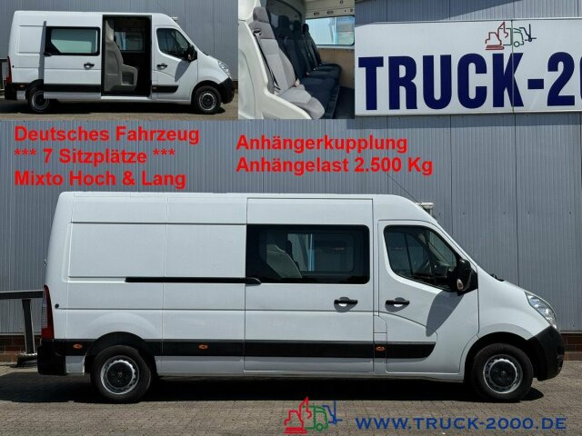 Opel Movano F3500 Mixto 7 Sitzer Hoch & Lang + AHK - Furgón: foto 1 Opel Movano F3500 Mixto 7 Sitzer Hoch & Lang + AHK - Furgón: foto 1