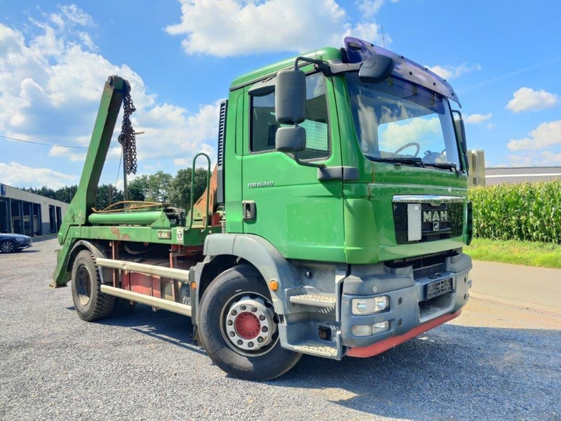 MAN TGM 18.340 Euro5 Afzetsysteem Hyvalift - Camión portacontenedor de cadenas: foto 2 MAN TGM 18.340 Euro5 Afzetsysteem Hyvalift - Camión portacontenedor de cadenas: foto 2