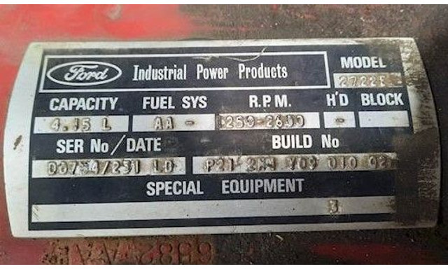 Ford 2722E - Caja de cambios: foto 4 Ford 2722E - Caja de cambios: foto 4