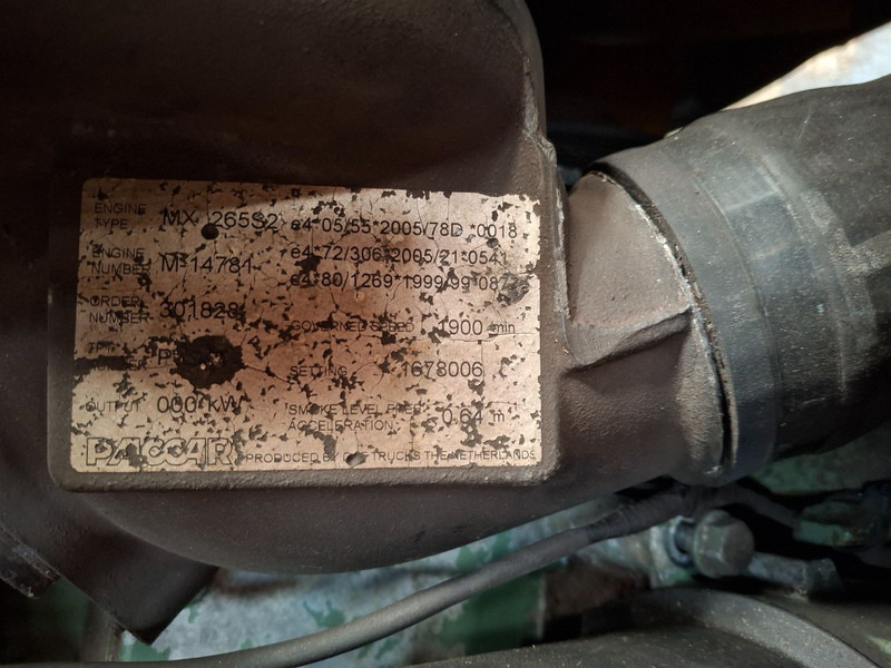 PACCAR MX265S2 - Motor: foto 4 PACCAR MX265S2 - Motor: foto 4