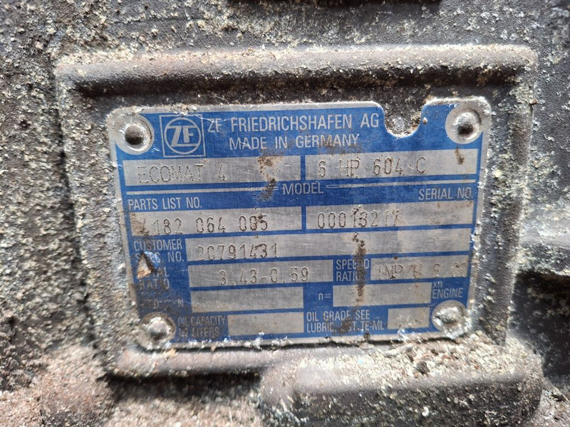 ZF ECOMAT 4 6 HP 604 C - Caja de cambios: foto 2 ZF ECOMAT 4 6 HP 604 C - Caja de cambios: foto 2