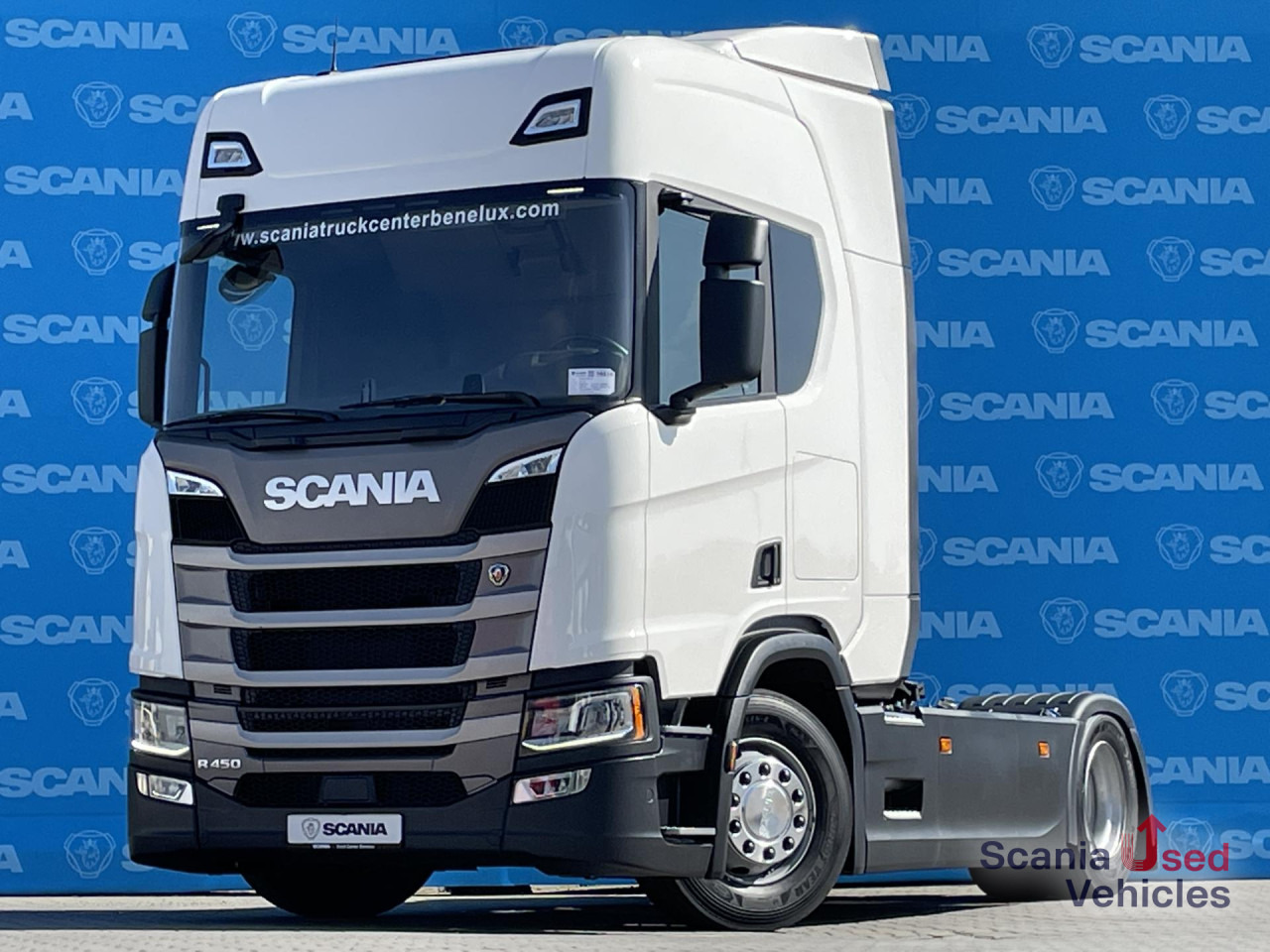 Cabeza tractora SCANIA R 450 A4x2LA DIFF-L RETARDER 8T PTO P-AIRCO ACC: foto 1