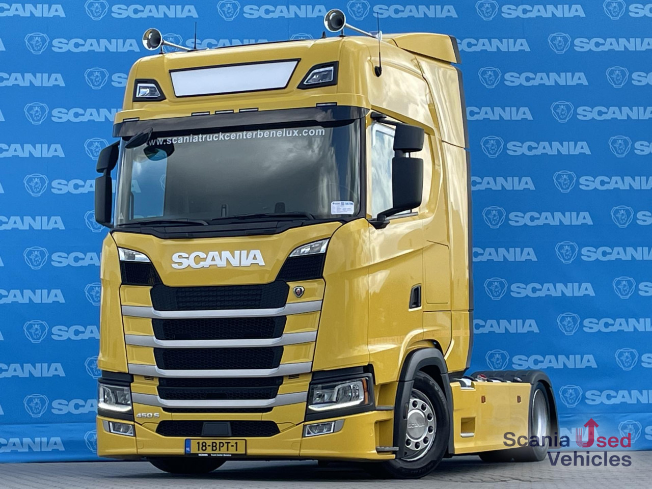 SCANIA S 450 A4X2EB RETARDER P-AIRCO MEGA LIFTING FIFTHW - Cabeza tractora: foto 1 SCANIA S 450 A4X2EB RETARDER P-AIRCO MEGA LIFTING FIFTHW - Cabeza tractora: foto 1