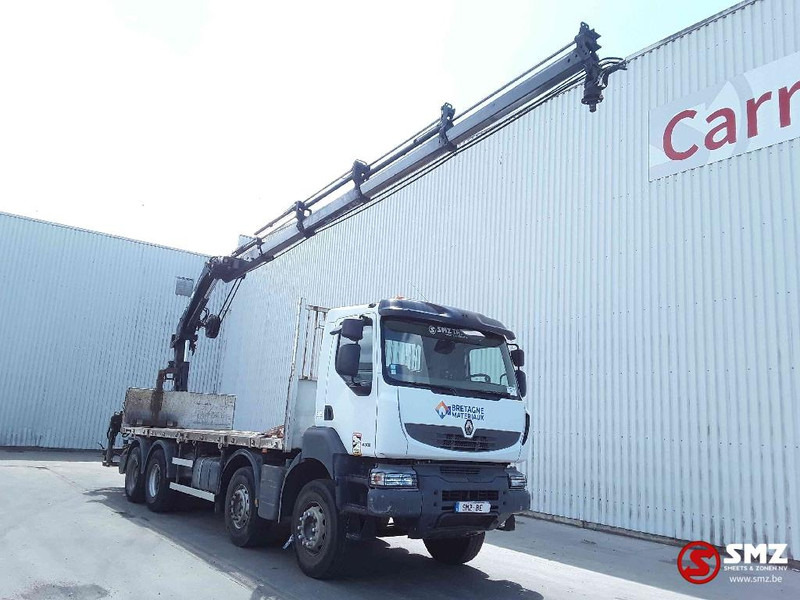 Renault Kerax 430 hiab 211 /4 +remote - Camión caja abierta, Camión grúa: foto 1 Renault Kerax 430 hiab 211 /4 +remote - Camión caja abierta, Camión grúa: foto 1