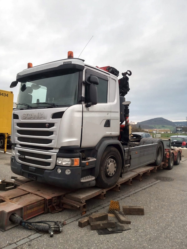 Scania G410 4x2 SZM Kran Fassi F235 Motorschaden - Cabeza tractora: foto 1 Scania G410 4x2 SZM Kran Fassi F235 Motorschaden - Cabeza tractora: foto 1
