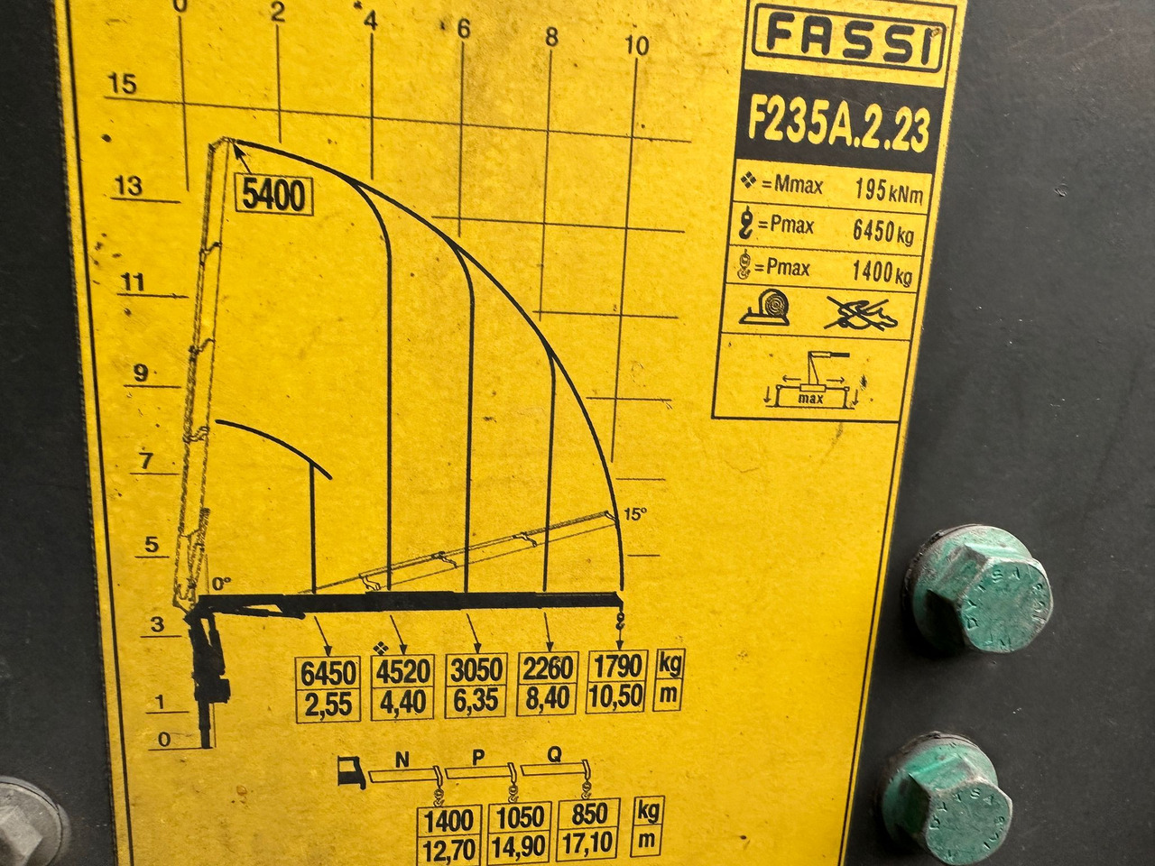 Palfinger FASSI F 235 A.2.23 Kran + Funk - Grúa para camión: foto 3 Palfinger FASSI F 235 A.2.23 Kran + Funk - Grúa para camión: foto 3