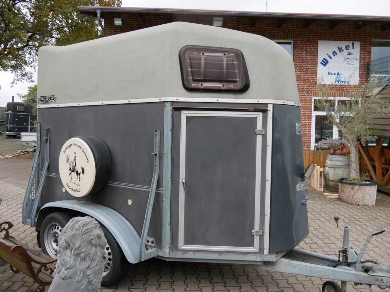 Böckmann Duo mit Sattelkammer - Remolque transporte de ganado: foto 2 Böckmann Duo mit Sattelkammer - Remolque transporte de ganado: foto 2