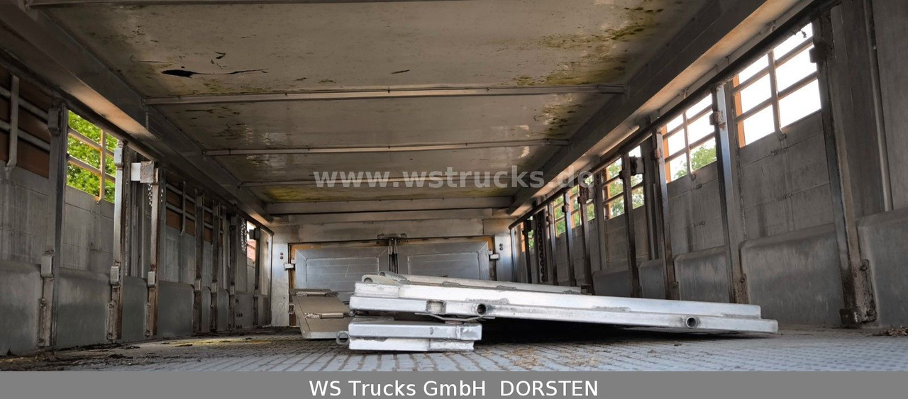 Remolque transporte de ganado Menke-Janzen Menke 2 Stock  Vollalu 8 m Hubdach Viehanhänger: foto 12
