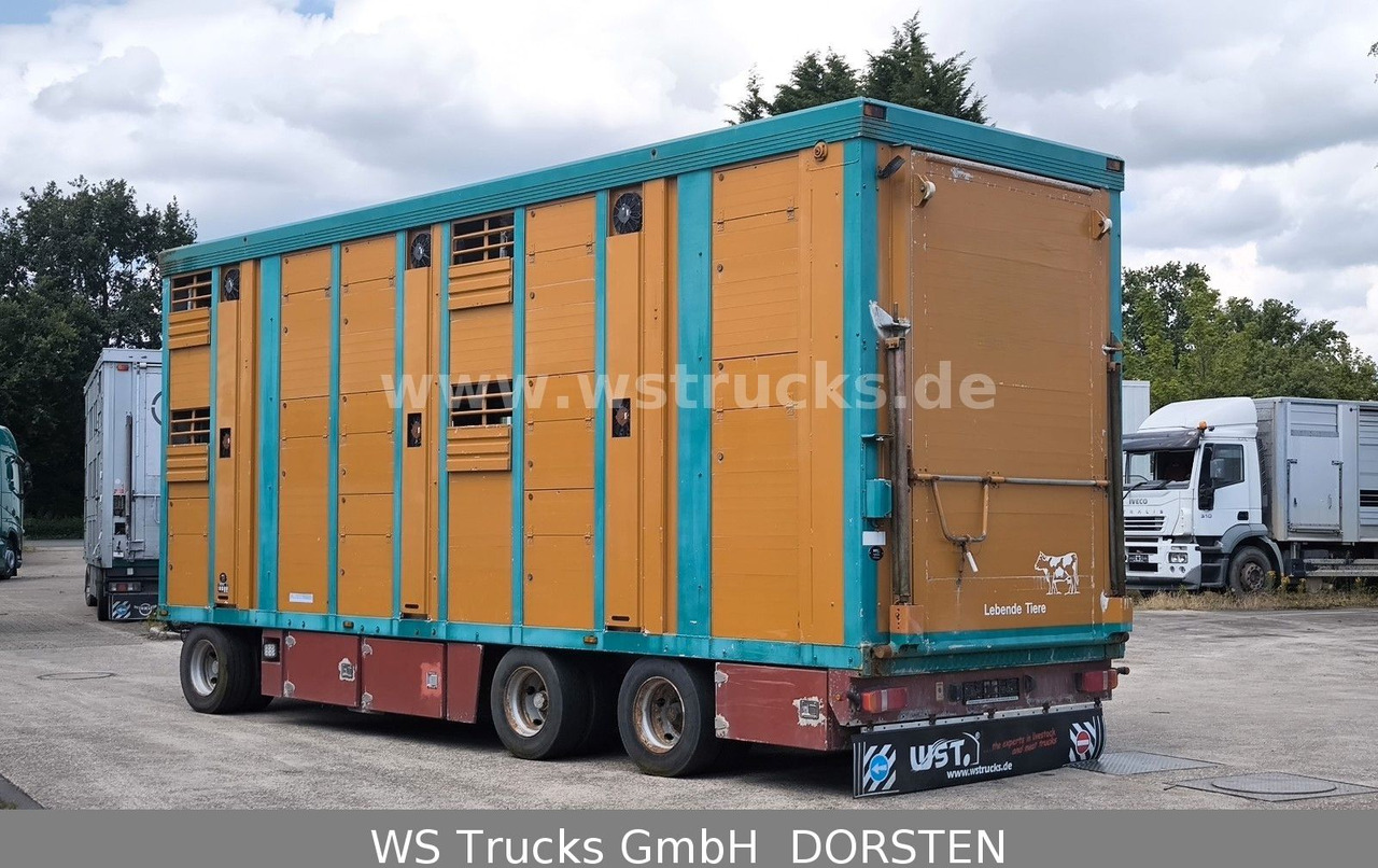 Remolque transporte de ganado Menke-Janzen Menke 2 Stock  Vollalu 8 m Hubdach Viehanhänger: foto 6