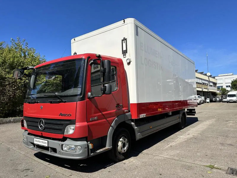 Furgón Mercedes-Benz ATEGO 816 L Blumentransporter ISO-Koffer: foto 1