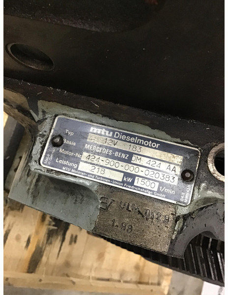 Maquinaria de construcción nuevo MTU 12V183-AA51-218 OM424 FOR PARTS: foto 6