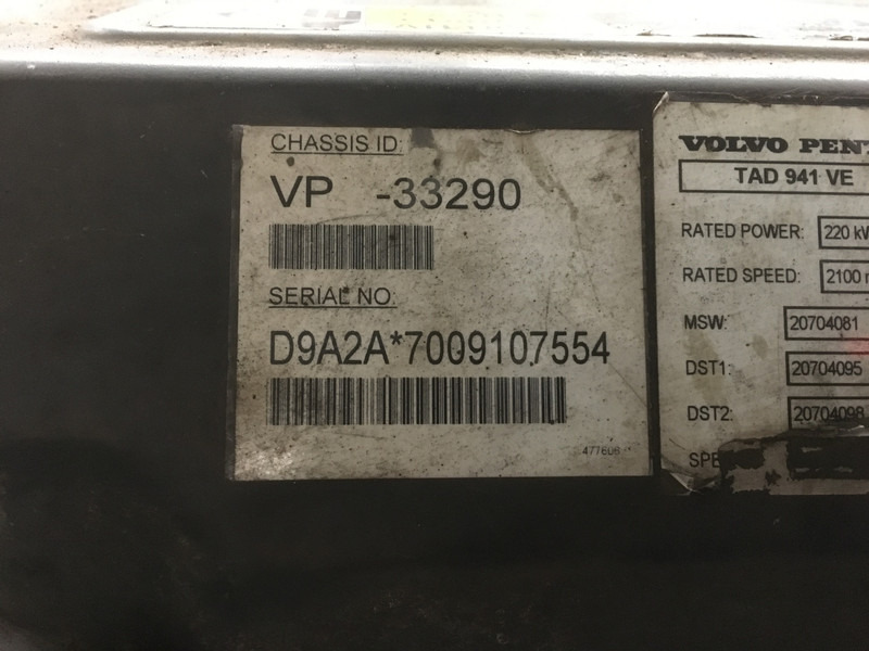 Maquinaria de construcción Volvo TAD941VE USED: foto 6