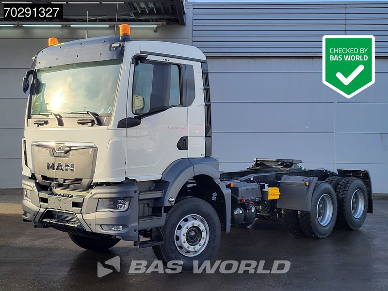 MAN TGS 33.400 6X4 NEW! Full-Steel Big-Axle Drumbrakes LED Euro 2 - Cabeza tractora: foto 1 MAN TGS 33.400 6X4 NEW! Full-Steel Big-Axle Drumbrakes LED Euro 2 - Cabeza tractora: foto 1