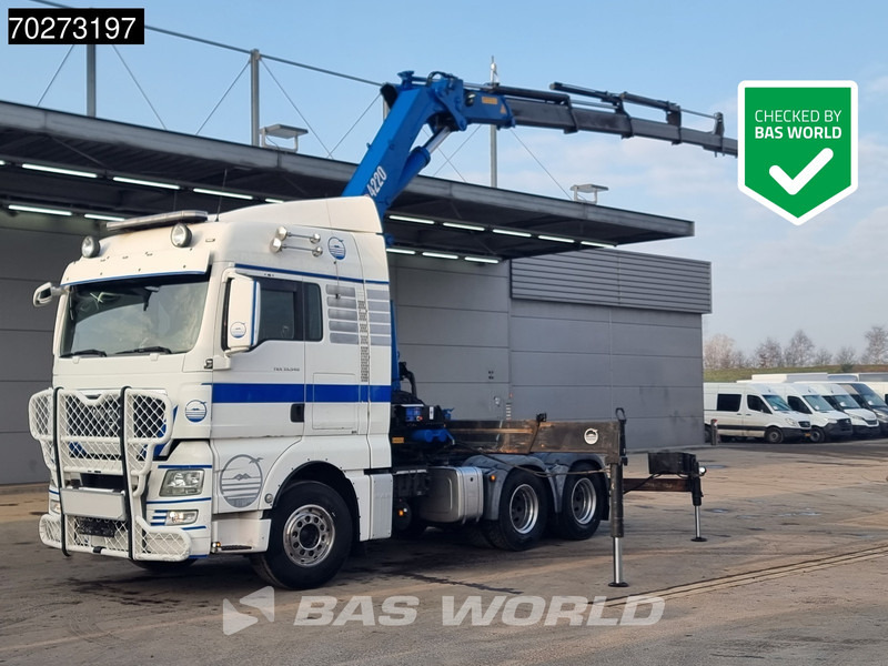MAN TGX 33.540 TGX 6X4 HMF 4220 6 Extensions Kran XLX Retarder Euro 5 - Cabeza tractora: foto 1 MAN TGX 33.540 TGX 6X4 HMF 4220 6 Extensions Kran XLX Retarder Euro 5 - Cabeza tractora: foto 1