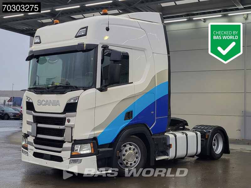 Scania R450 4X2 Mega Hebesattel Retarder 2x Tanks Standklima - Cabeza tractora: foto 1 Scania R450 4X2 Mega Hebesattel Retarder 2x Tanks Standklima - Cabeza tractora: foto 1