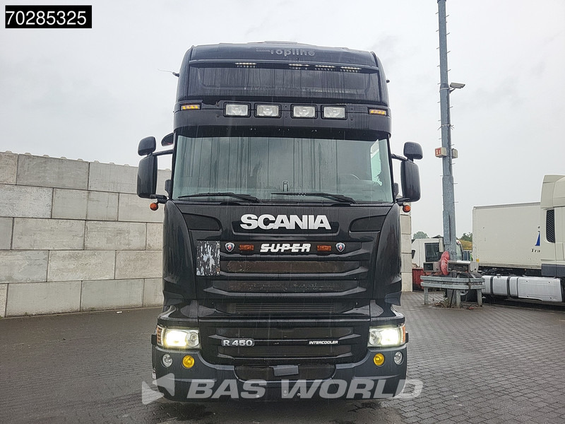 Cabeza tractora Scania R450 R 4X2 2xTanks Full-Air Retarder Standklima Hydraulik ACC: foto 7