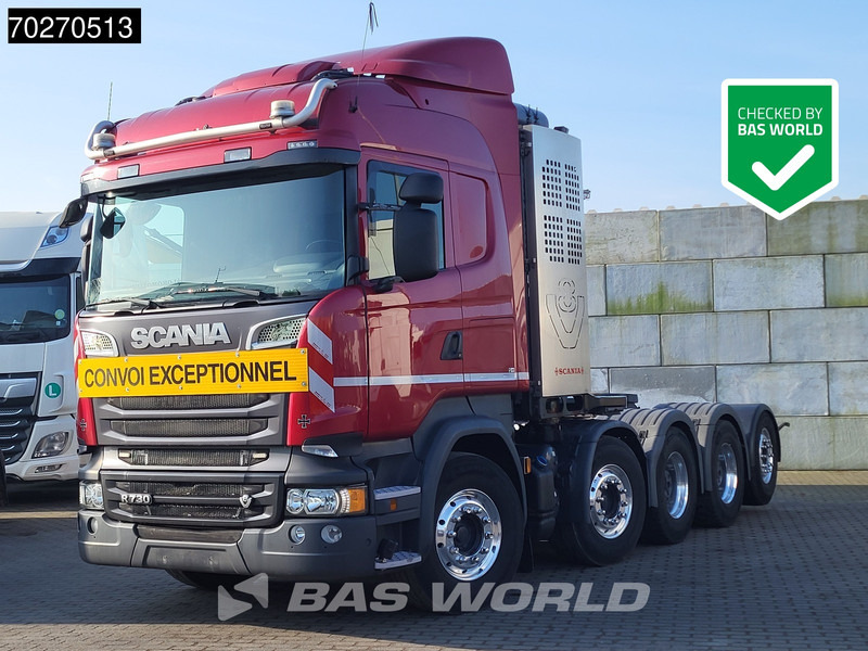 Scania R730 10X4 160T! Retarder 2x Tanks Big-Axle Drumbrakes Full-Air Hydraulik Navi Standklima Alcoa's - Cabeza tractora: foto 1 Scania R730 10X4 160T! Retarder 2x Tanks Big-Axle Drumbrakes Full-Air Hydraulik Navi Standklima Alcoa's - Cabeza tractora: foto 1
