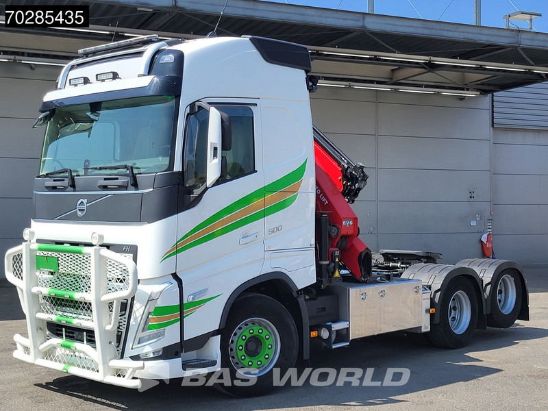 Cabeza tractora Volvo FH 500 FH 6X4 Full-Air Liftachse HMF 2820K-RCS Crane+JIB Remote Control I-ParkCool VDS LED Kran: foto 10