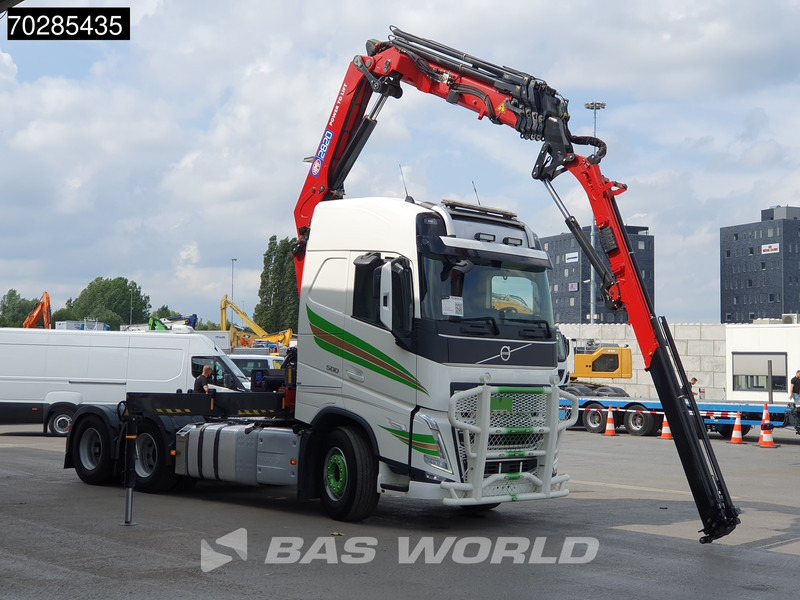 Cabeza tractora Volvo FH 500 FH 6X4 Full-Air Liftachse HMF 2820K-RCS Crane+JIB Remote Control I-ParkCool VDS LED Kran: foto 7