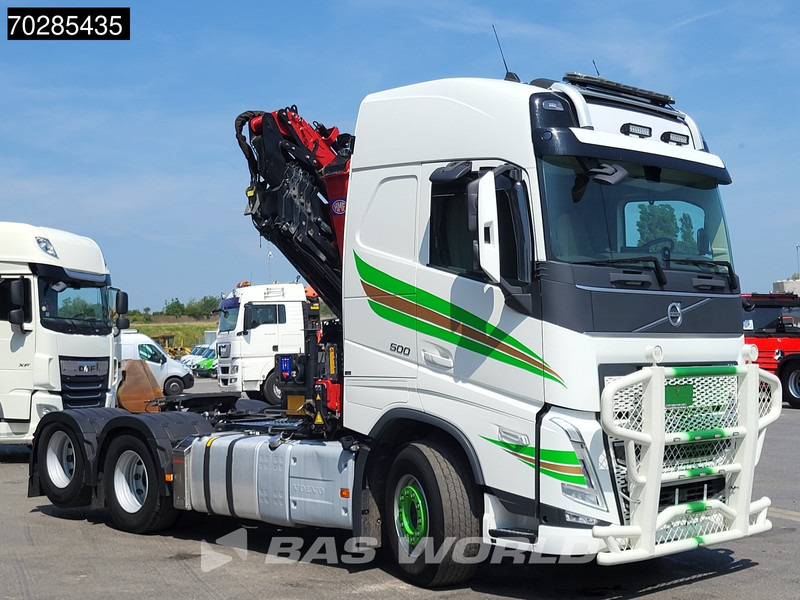 Cabeza tractora Volvo FH 500 FH 6X4 Full-Air Liftachse HMF 2820K-RCS Crane+JIB Remote Control I-ParkCool VDS LED Kran: foto 12