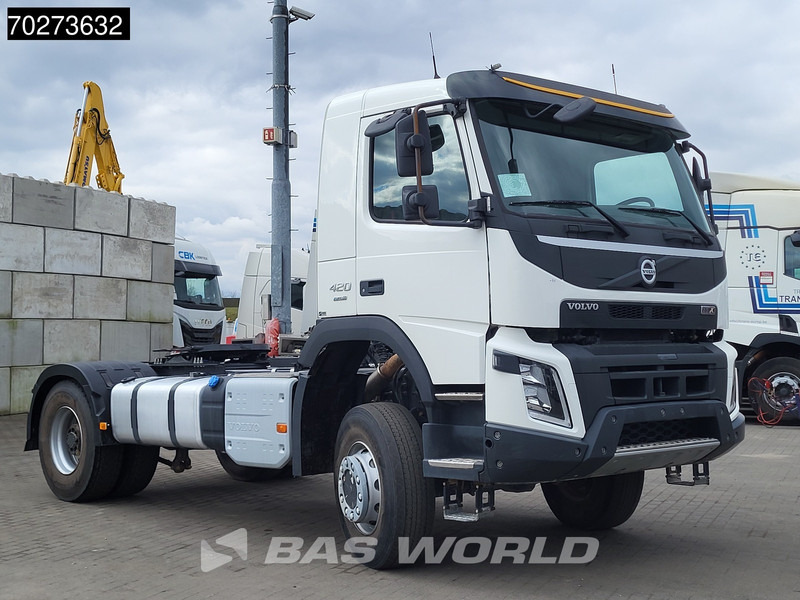 Cabeza tractora Volvo FMX 420 4X4 4x4 Allrad Big-Axle Drumbrakes Hydraulik: foto 13