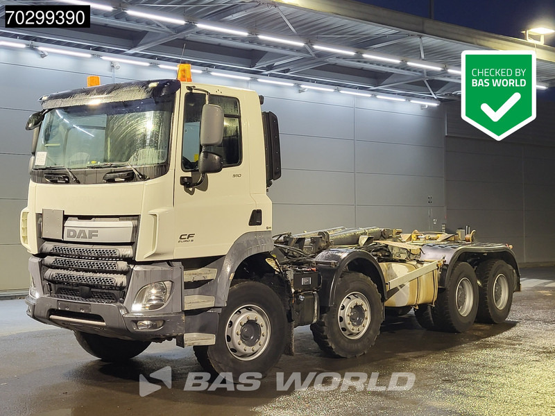 DAF CF 510 8X4 25t Dalby Hook Full Steel Manual Retarder Big-Axle Euro 6 - Camión multibasculante: foto 1 DAF CF 510 8X4 25t Dalby Hook Full Steel Manual Retarder Big-Axle Euro 6 - Camión multibasculante: foto 1